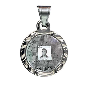 Timeless Hero - Charlie Kirk Bible Pendant
